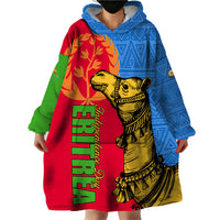 Eritrea Independence Day 2024 Wearable Blanket Hoodie Eritrean Camel African Pattern - Wonder Print Shop