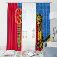 Eritrea Independence Day 2024 Window Curtain Eritrean Camel African Pattern - Wonder Print Shop