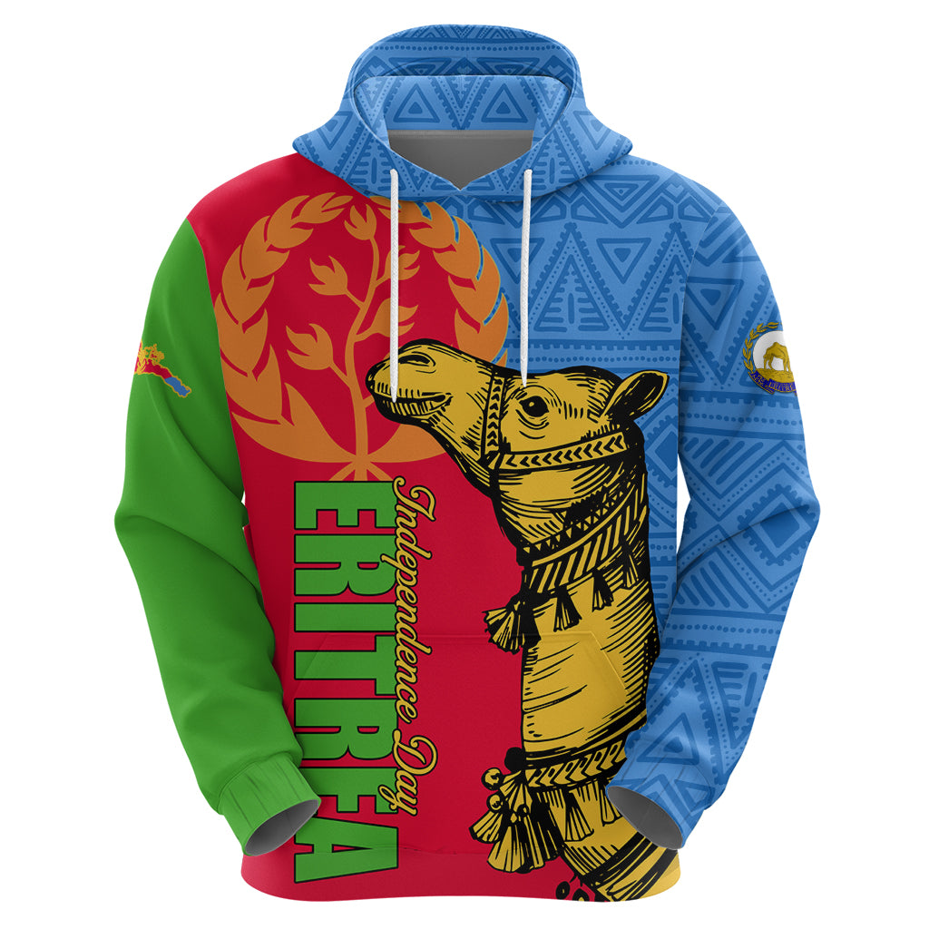 Eritrea Independence Day 2024 Zip Hoodie Eritrean Camel African Pattern - Wonder Print Shop