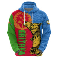 Eritrea Independence Day 2024 Zip Hoodie Eritrean Camel African Pattern - Wonder Print Shop