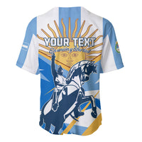Argentina Revolution Day Baseball Jersey Sol de Mayo Warrior - Wonder Print Shop