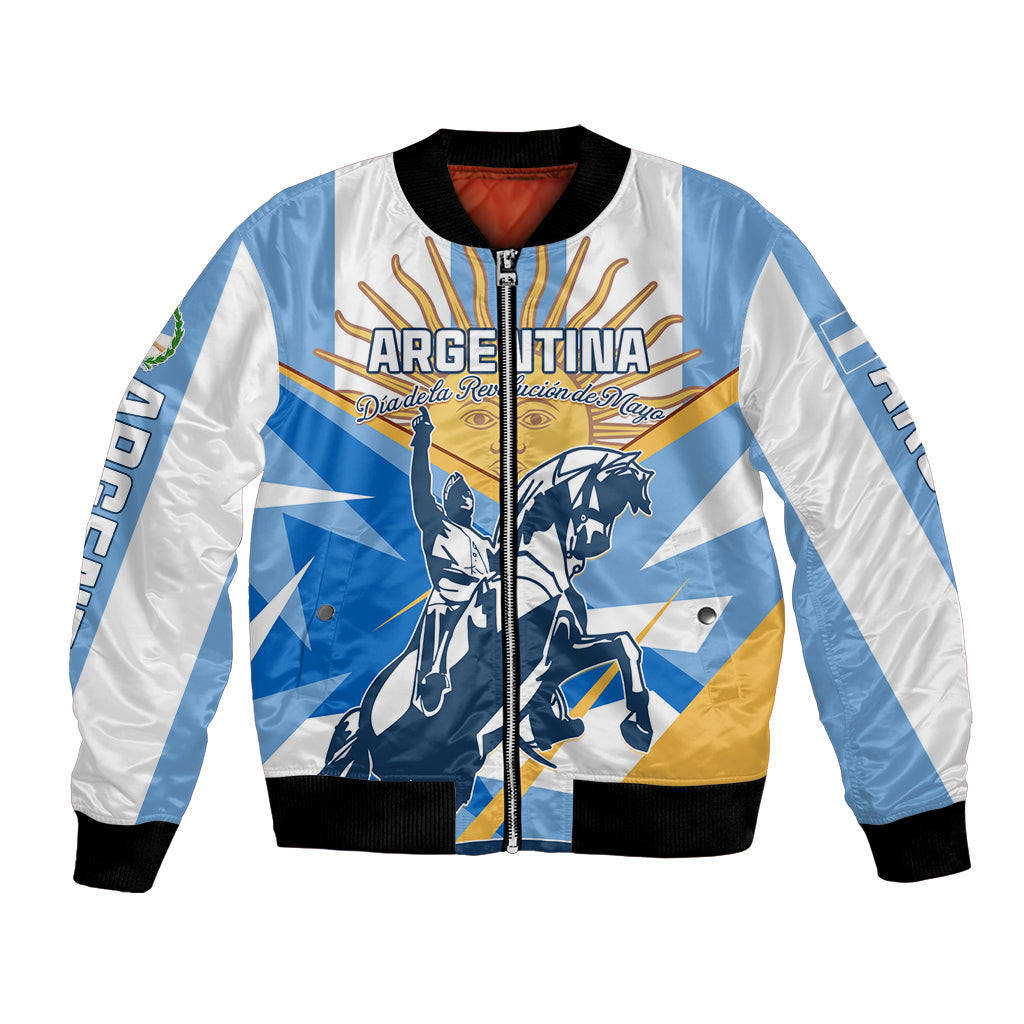 Argentina Revolution Day Bomber Jacket Sol de Mayo Warrior