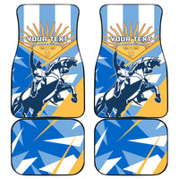 Argentina Revolution Day Car Mats Sol de Mayo Warrior - Wonder Print Shop