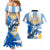 Argentina Revolution Day Couples Matching Mermaid Dress and Hawaiian Shirt Sol de Mayo Warrior