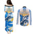 Argentina Revolution Day Couples Matching Puletasi and Long Sleeve Button Shirt Sol de Mayo Warrior - Wonder Print Shop