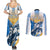 Argentina Revolution Day Couples Matching Summer Maxi Dress and Long Sleeve Button Shirt Sol de Mayo Warrior - Wonder Print Shop