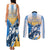 Argentina Revolution Day Couples Matching Tank Maxi Dress and Long Sleeve Button Shirt Sol de Mayo Warrior - Wonder Print Shop