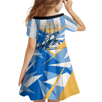 Argentina Revolution Day Family Matching Long Sleeve Bodycon Dress and Hawaiian Shirt Sol de Mayo Warrior - Wonder Print Shop