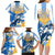 Argentina Revolution Day Family Matching Long Sleeve Bodycon Dress and Hawaiian Shirt Sol de Mayo Warrior