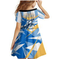 Argentina Revolution Day Family Matching Mermaid Dress and Hawaiian Shirt Sol de Mayo Warrior - Wonder Print Shop
