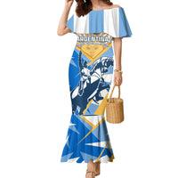 Argentina Revolution Day Family Matching Mermaid Dress and Hawaiian Shirt Sol de Mayo Warrior - Wonder Print Shop