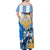 Argentina Revolution Day Family Matching Off Shoulder Maxi Dress and Hawaiian Shirt Sol de Mayo Warrior