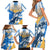 Argentina Revolution Day Family Matching Short Sleeve Bodycon Dress and Hawaiian Shirt Sol de Mayo Warrior - Wonder Print Shop