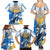 Argentina Revolution Day Family Matching Summer Maxi Dress and Hawaiian Shirt Sol de Mayo Warrior