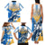 Argentina Revolution Day Family Matching Tank Maxi Dress and Hawaiian Shirt Sol de Mayo Warrior