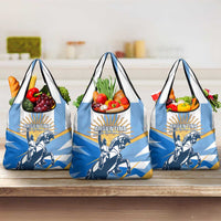 Argentina Revolution Day Grocery Bag Sol de Mayo Warrior