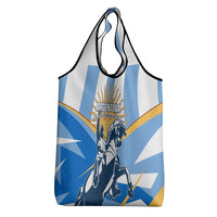 Argentina Revolution Day Grocery Bag Sol de Mayo Warrior