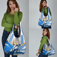 Argentina Revolution Day Grocery Bag Sol de Mayo Warrior