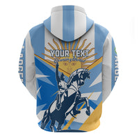 Argentina Revolution Day Hoodie Sol de Mayo Warrior - Wonder Print Shop