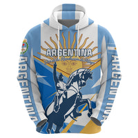 Argentina Revolution Day Hoodie Sol de Mayo Warrior - Wonder Print Shop