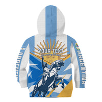 Argentina Revolution Day Kid Hoodie Sol de Mayo Warrior - Wonder Print Shop