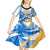 Argentina Revolution Day Kid Short Sleeve Dress Sol de Mayo Warrior - Wonder Print Shop