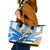 Argentina Revolution Day Leather Tote Bag Sol de Mayo Warrior - Wonder Print Shop