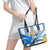 Argentina Revolution Day Leather Tote Bag Sol de Mayo Warrior - Wonder Print Shop