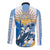 Argentina Revolution Day Long Sleeve Button Shirt Sol de Mayo Warrior - Wonder Print Shop