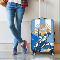 Argentina Revolution Day Luggage Cover Sol de Mayo Warrior - Wonder Print Shop