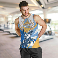 Argentina Revolution Day Men Tank Top Sol de Mayo Warrior - Wonder Print Shop