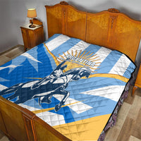 Argentina Revolution Day Quilt Sol de Mayo Warrior - Wonder Print Shop