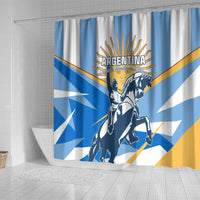 Argentina Revolution Day Shower Curtain Sol de Mayo Warrior