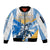 Argentina Revolution Day Sleeve Zip Bomber Jacket Sol de Mayo Warrior - Wonder Print Shop