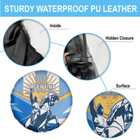 Argentina Revolution Day Spare Tire Cover Sol de Mayo Warrior - Wonder Print Shop