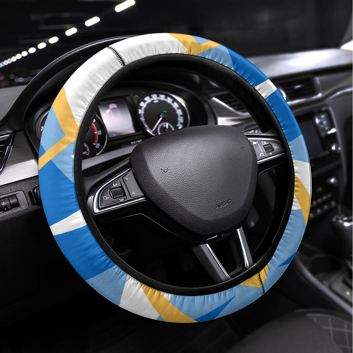 Argentina Revolution Day Steering Wheel Cover Sol de Mayo Warrior