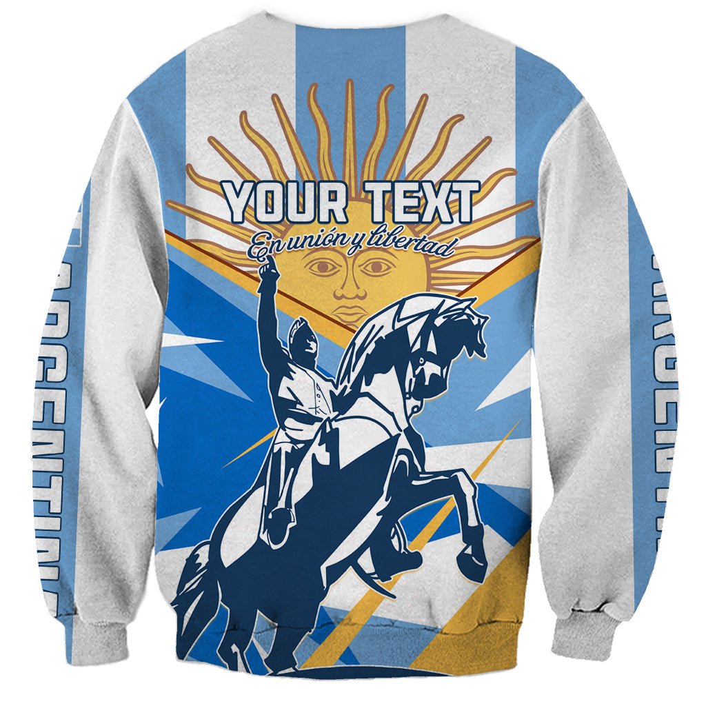 Argentina Revolution Day Sweatshirt Sol de Mayo Warrior - Wonder Print Shop