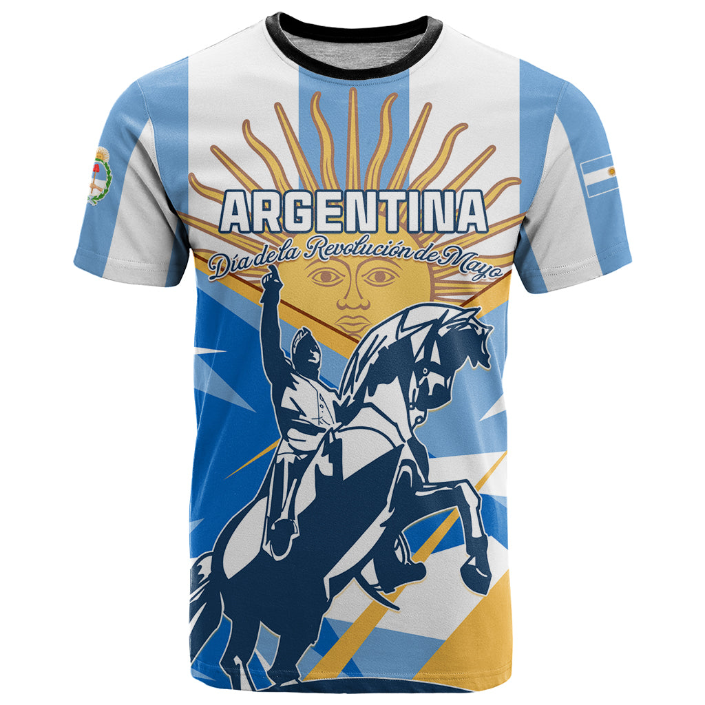 Argentina Revolution Day T Shirt Sol de Mayo Warrior - Wonder Print Shop
