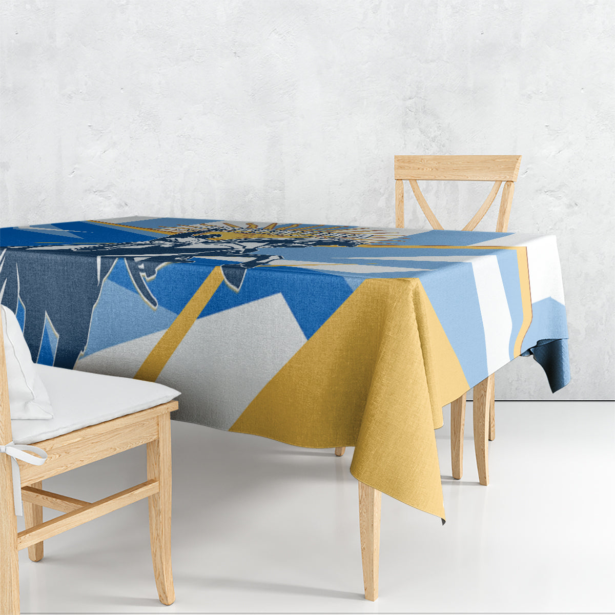 Argentina Revolution Day Tablecloth Sol de Mayo Warrior - Wonder Print Shop