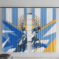 Argentina Revolution Day Window Curtain Sol de Mayo Warrior - Wonder Print Shop