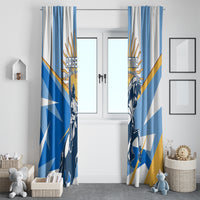 Argentina Revolution Day Window Curtain Sol de Mayo Warrior - Wonder Print Shop