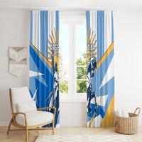 Argentina Revolution Day Window Curtain Sol de Mayo Warrior - Wonder Print Shop