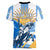 Argentina Revolution Day Women V Neck T Shirt Sol de Mayo Warrior - Wonder Print Shop