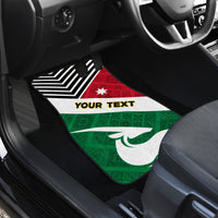 Jordan Independence Day Car Mats Jordanie Folk Pattern Flag Style - Wonder Print Shop