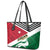 Jordan Independence Day Leather Tote Bag Jordanie Folk Pattern Flag Style - Wonder Print Shop