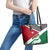 Jordan Independence Day Leather Tote Bag Jordanie Folk Pattern Flag Style - Wonder Print Shop