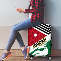 Jordan Independence Day Luggage Cover Jordanie Folk Pattern Flag Style - Wonder Print Shop