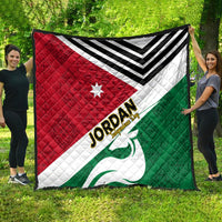 Jordan Independence Day Quilt Jordanie Folk Pattern Flag Style - Wonder Print Shop