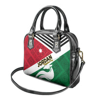 Jordan Independence Day Shoulder Handbag Jordanie Folk Pattern Flag Style