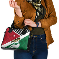 Jordan Independence Day Shoulder Handbag Jordanie Folk Pattern Flag Style